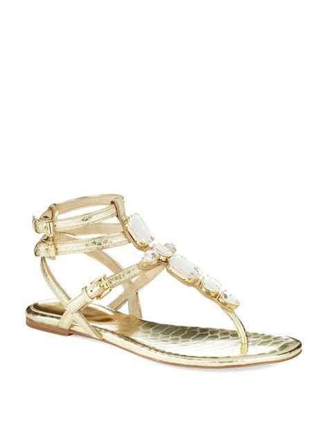 goldene sandalen michael kors|Michael kors gold sandals + FREE SHIPPING .